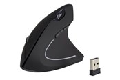Mus - Inter-Tech Eterno KM-206R - Vertical mouse - 6 knapper - Sort - 88884101