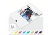 Mapper og Clipboards - Leitz 3-klap mappe WOW PP A4 Hvid - 45990001