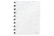 Blokke, Formularer & Notesbøger - Leitz Notesblok WOW PP A4 linjeret 80 gram 80 ark Hvid - 46370001