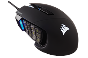 Mus - Corsair SCIMITAR RGB ELITE MMO - Black - Gaming Mus - Optisk - 17 knapper - Sort med RGB lys - CH-9304211-EU