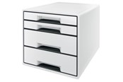 Arkivering & Opbevaring - Leitz Skuffekabinet Desk Cube WOW 4-skuffer Sort - 52520001