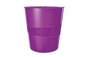 Skrivebordstilbehør - Leitz Papirkurv Plus WOW 15L Lilla - 52781062