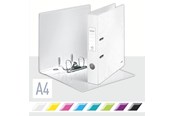 Brevordnere og Ringbind - Leitz Brevordner 180° WOW lamineret pap A4/50 mm Hvid - 10060001