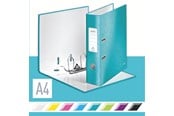 Brevordnere og Ringbind - Leitz Brevordner 180° WOW lamineret pap A4/80 mm Isblå - 10050051