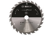 Rundsav - Bosch Standard for Wood-rundsavklinge til batteridrevne save 165x1,5/1x20 T24 - 2608837685
