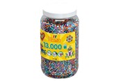 Kreativt Legetøj - Hama Beads in Pot - Striped 13000 pcs - 211-90
