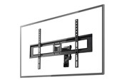 Vægbeslag, AV-Beslag & AV-Møbler - Nedis TVWM1550BK - wall mount (full-motion) - Max 25 kg - recommended for 70" - TVWM1550BK