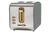 Brødrister - Nedis Brødrister KABT510EGY - toaster - grey - KABT510EGY