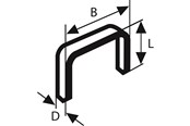 Værktøj - Bosch Klammer type 51 - 2609255833