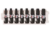 Bor & bits - Bosch Impact Control-skruetrækker bitsæt, 8 dele, 1xT15;2xT20;2xT25;2xT30;1xT40 - 2608522322