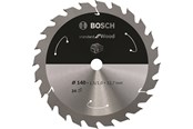 Rundsav - Bosch Standard for Wood-rundsavklinge til batteridrevne save 140x1,5/1x12,7 T24 - 2608837670