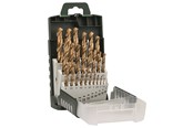 Bor & bits - Bosch Metalborssæt med 25 del HSS-TiN, DIN 338 - 2609255136