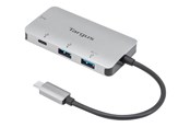 USB hub - Targus USB-C MP H w 2xUSB A 2xUSB-C  USB hub - 4 ports - Grå - ACH228EU