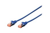 Netværkskabel - DIGITUS patch cable - 25 cm - blue RAL 5017 - 0.25m - DK-1644-0025/B