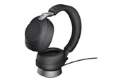 Hovedtelefoner/headset - Jabra Evolve2 85 Link380a UC Stereo Stand Black - 28599-989-989