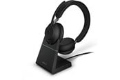 Hovedtelefoner/headset - Jabra Evolve2 65 Link380c MS Stereo Stand Black - 26599-999-889