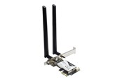 Netværksadapter (netkort, printserver mv.) - Inter-Tech DMG-35 WiFi 6 + BT 5.0 PCIe Adapter - 88888149