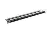 Netværkstilbehør - Lanberg PPU5-0024-B - patch panel - 0.5U - 19" - PPU5-0024-B