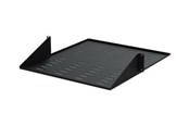 Rack skabe - StarTech.com 2 Post Server Rack Shelf - Vented - Center Mount - Black - Supports up to 75 lb. - 2 post Network Rack Shelf rack shelf - 2U - CABSHF2POSTV2