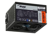 Strømforsyning - Akyga AKY AK-U4-600 Ultimate ATX Power Supply 600W Strømforsyning - 600 Watt - 120 mm - ATX 2.31 - 80 Plus Bronze certified - AK-U4-600