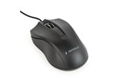 Mus - Gembird Wired optical mouse 3B-01 - Mus - Optisk - 3 knapper - Sort - MUS-3B-01