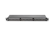 Netværkstilbehør - Lanberg PPS6-1024-B - patch panel - 1U - 19" - PPS6-1024-B