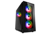Kabinet - Sharkoon TG5 PRO RGB - Kabinet - Tower - Sort - 4044951029105