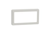 Lauritz Knudsen - LK Fuga base 63 design frame 2-gang light grey - 560D5112