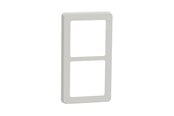 Lauritz Knudsen - LK FUGA Base 63 Design ramme 2x1 modul, lysegrå - 560D5420