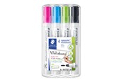 Skrive- og Tegneværktøjer - Staedtler Lumocolor WB-marker 2mm 4 ass/boks - 351 WP4