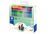 Skrive- og Tegneværktøjer - Staedtler Triplus Fineliner 60 stk. ass - 334 C60