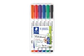 Skrive- og Tegneværktøjer - Staedtler Lumocolor WB-marker 1,0mm 6 ass./boks - 301 WP6