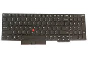 Tastatur - Lenovo Chicony - Bærbar tastatur - til udskiftning - Finsk - Sort - 01YP625