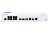 Switch - QNAP QSW-M408-2C Entry-level 10GbE Layer 2 Web Managed Switch for SMB Network Deployment - QSW-M408-2C