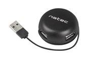 USB hub - Natec Bumblebee - hub - 4 ports USB hub - 4 ports - Sort - NHU-1330