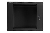 Rack skabe - Lanberg WF01-6409-10B - 9U Wall-Mounted Rack Cabinet - WF01-6409-10B