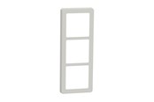 Lauritz Knudsen - LK FUGA Base 63 Design ramme 3x1 modul, lysegrå - 560D5430