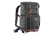 Kameratasker - Walimex mantona Luis Photo Backpack Green Retro - 21343