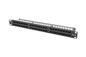 Netværkstilbehør - Lanberg PPU5-1048-B - patch panel - 1U - 19" - PPU5-1048-B