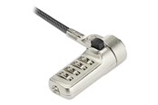 Systemtilbehør (kølepasta mv.) - StarTech.com Laptop Cable Lock - Combination Lock for Wedge Lock Slot security cable lock - LTLOCKNBL