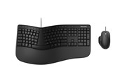 Tastatur - Microsoft Ergonomic Desktop for Business - Tastatur & Mus sæt - Nordisk - Sort - RJY-00009