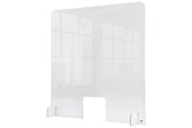 Kontordeler - Nobo  klar akryl beskyttende afskærmning med åbning. 700x850mm - 1915488