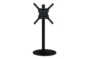 Vægbeslag, AV-Beslag & AV-Møbler - ConnecTech Sinox StandView TV gulvstand med drejbar top - 26"-65" - Matsort - Max 25 kg - recommended for 55" - SWB7160
