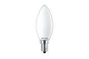 Lyskilder - Philips LED pære Classic Kerte 4,3W/827 (40W) mat E14 - 929001345355