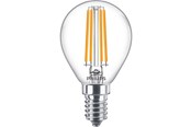 Lyskilder - Philips LED pære Classic Krone 6,5W/827 (60W) klar E14 - 929002028555