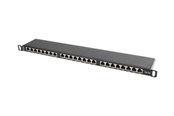Netværkstilbehør - Lanberg PPS5-0024-B - patch panel - 0.5U - 19" - PPS5-0024-B