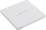 Optiske Drev (DVD / BR / Floppy) - Hitachi - LG GP60NW60 Slim Portable DVD-Writer - DVD-RW (Brænder) - USB 2.0 - Hvid - GP60NW60.AUAE12W