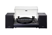 Pladespiller - Lenco LS-300WD - Record Player with Bluetooth® and two separate speakers - Black - Pladespiller Sort - LS-300BLACK