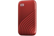 SSD - SANDISK WD My Passport SSD - 2TB - Rød - Ekstern SSD - WDBAGF0020BRD-WESN