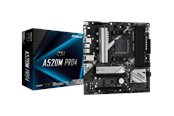 Bundkort - ASRock A520M Pro4 Bundkort - AMD A520 - AMD AM4 - DDR4 RAM - Micro-ATX - 90-MXBDU0-A0UAYZ